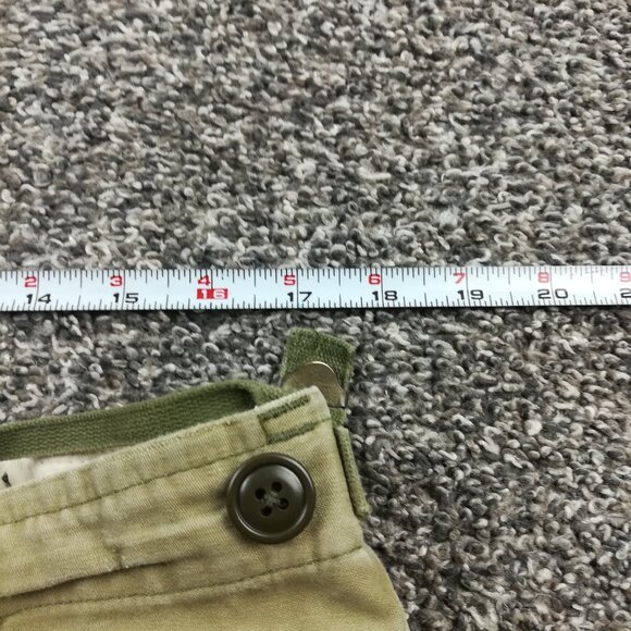 Vintage Abercrombie Fitch Pants Mens 34x30 Green Cargo Fatigues A1 Military - Picture 11 of 12